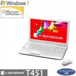 東芝 Dynabook T451 (T451/35DW) をWindows10にアップグレード